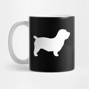 White Glen of Imaal Terrier Silhouette Mug